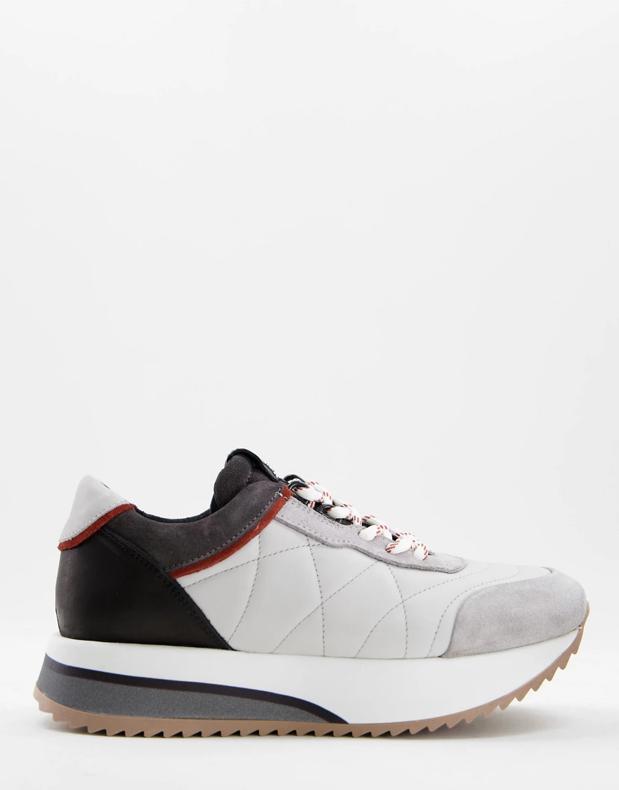 Bronx – Flache Lauf-Sneaker in Weiß gemischt-Mehrfarbig günstig online kaufen
