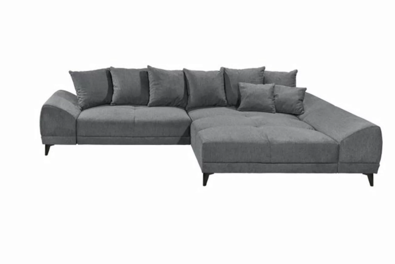 ED EXCITING DESIGN Ecksofa "Scott L-Form", frei im Raum stellbar, mit Bettk günstig online kaufen