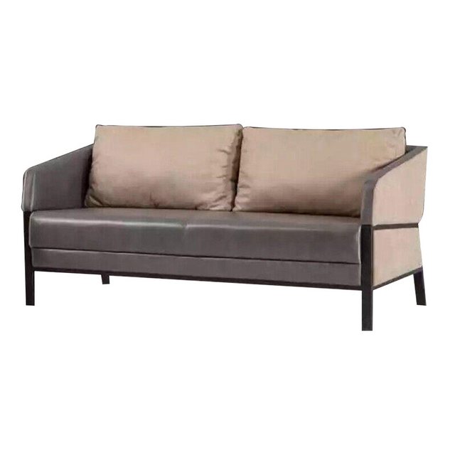 JVmoebel Sofa Grau Sofa 2 Sitzer Moderner Couch Office Möbel Polstersofa De günstig online kaufen