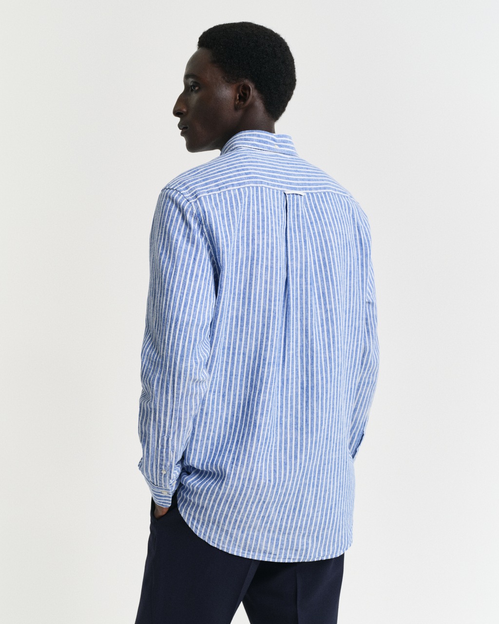 Gant Langarmhemd REG COTTON LINEN STRIPE SHIRT leicht, luftig und atmungsak günstig online kaufen