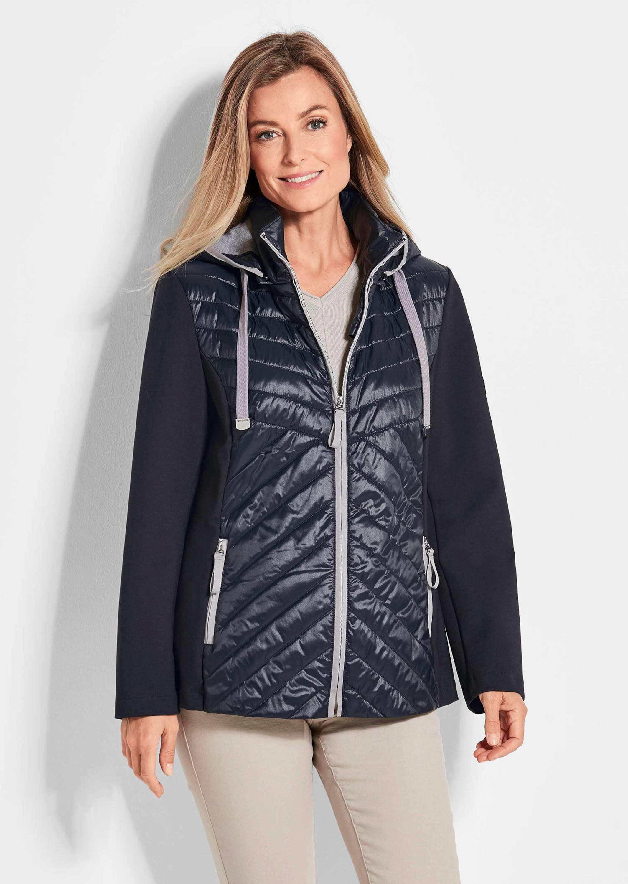 GOLDNER Outdoorjacke Steppjacke mit abnehmbarer Kapuze günstig online kaufen