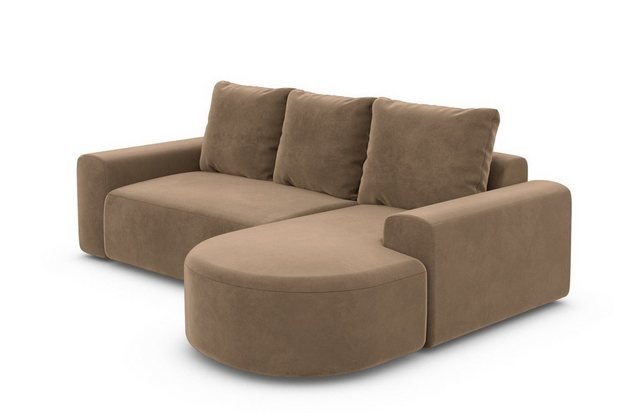 Sofa Dreams Ecksofa Stoff Ecksofa Gomera L Form kurz, Ottomane, Zierkissen, günstig online kaufen