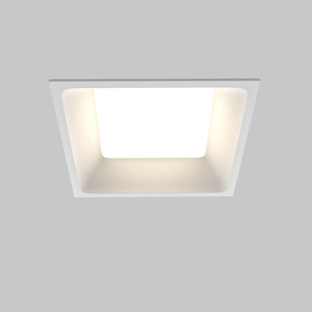 LED Einbaustrahler Okno in Weiß 12W 820lm IP44 günstig online kaufen