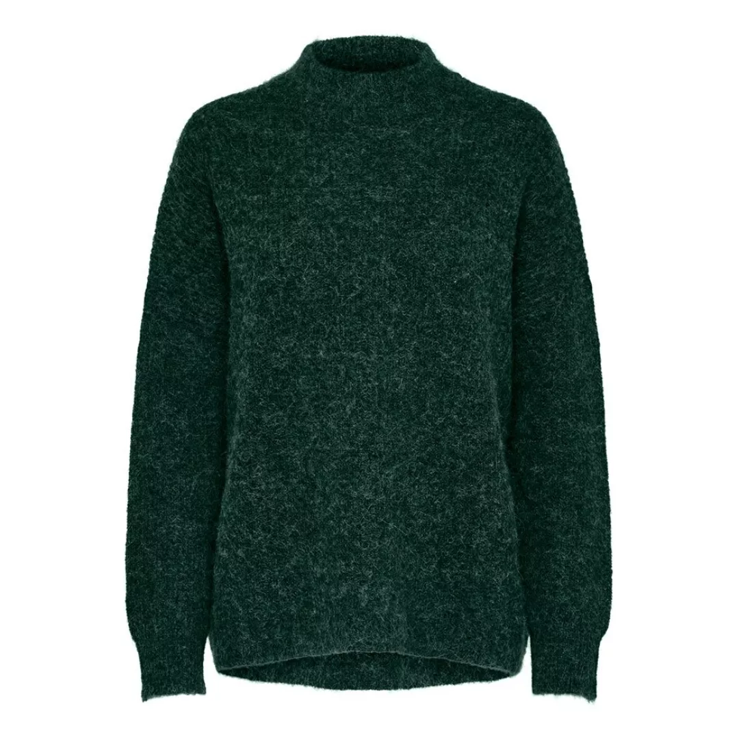 Selected Lulu Enica O Hals Sweater S Scarab / Detail Melange günstig online kaufen