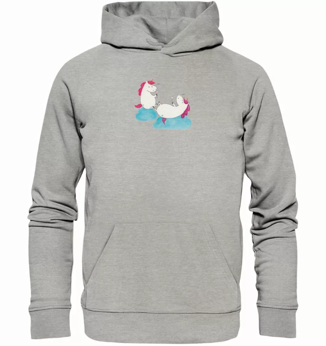 Mr. & Mrs. Panda Hoodie Größe XS Einhorn Sekt - Heather Grey - Geschenk, Un günstig online kaufen