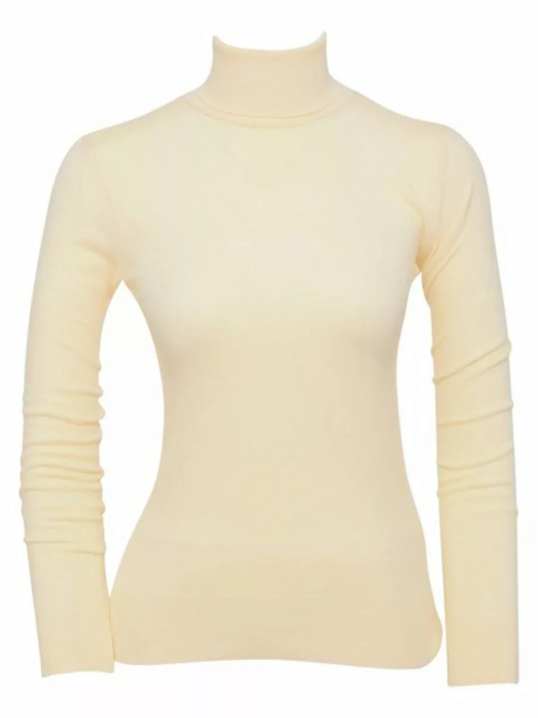 Freshlions Stricktop Strick Top 'INA' Creme ML Drapiert/gerafft, Taillentun günstig online kaufen