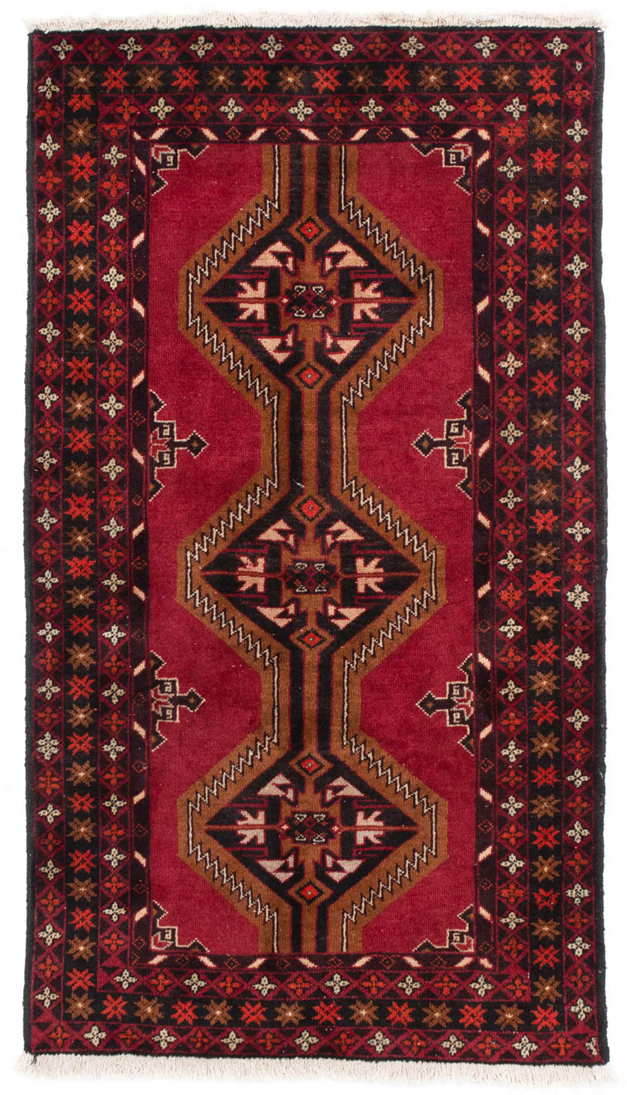 morgenland Orientteppich »Belutsch - 163 x 85 cm - dunkelrot«, rechteckig, günstig online kaufen