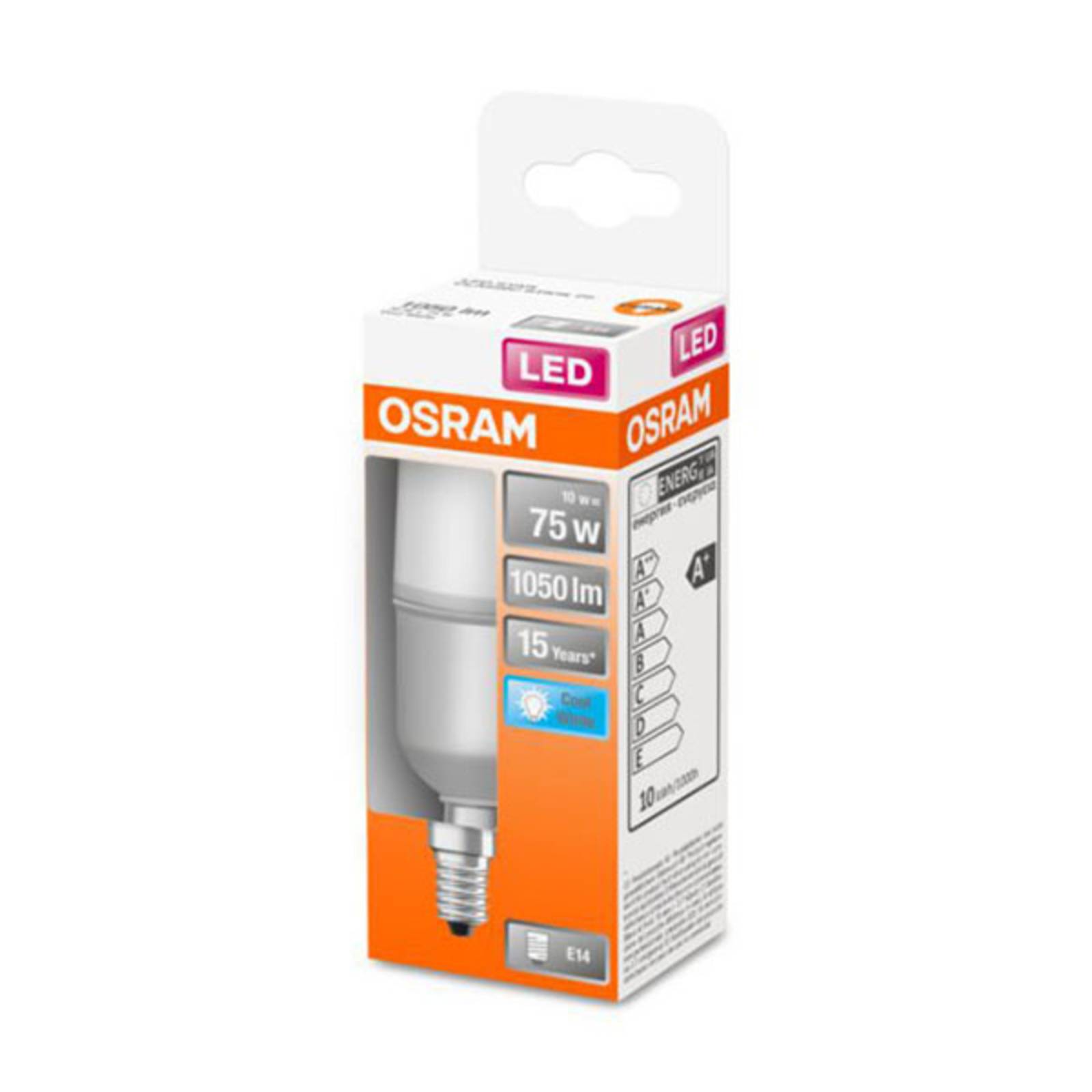 OSRAM LED-Leuchtmittel Star Stick, E14, 9 W, matt, 4.000 K günstig online kaufen