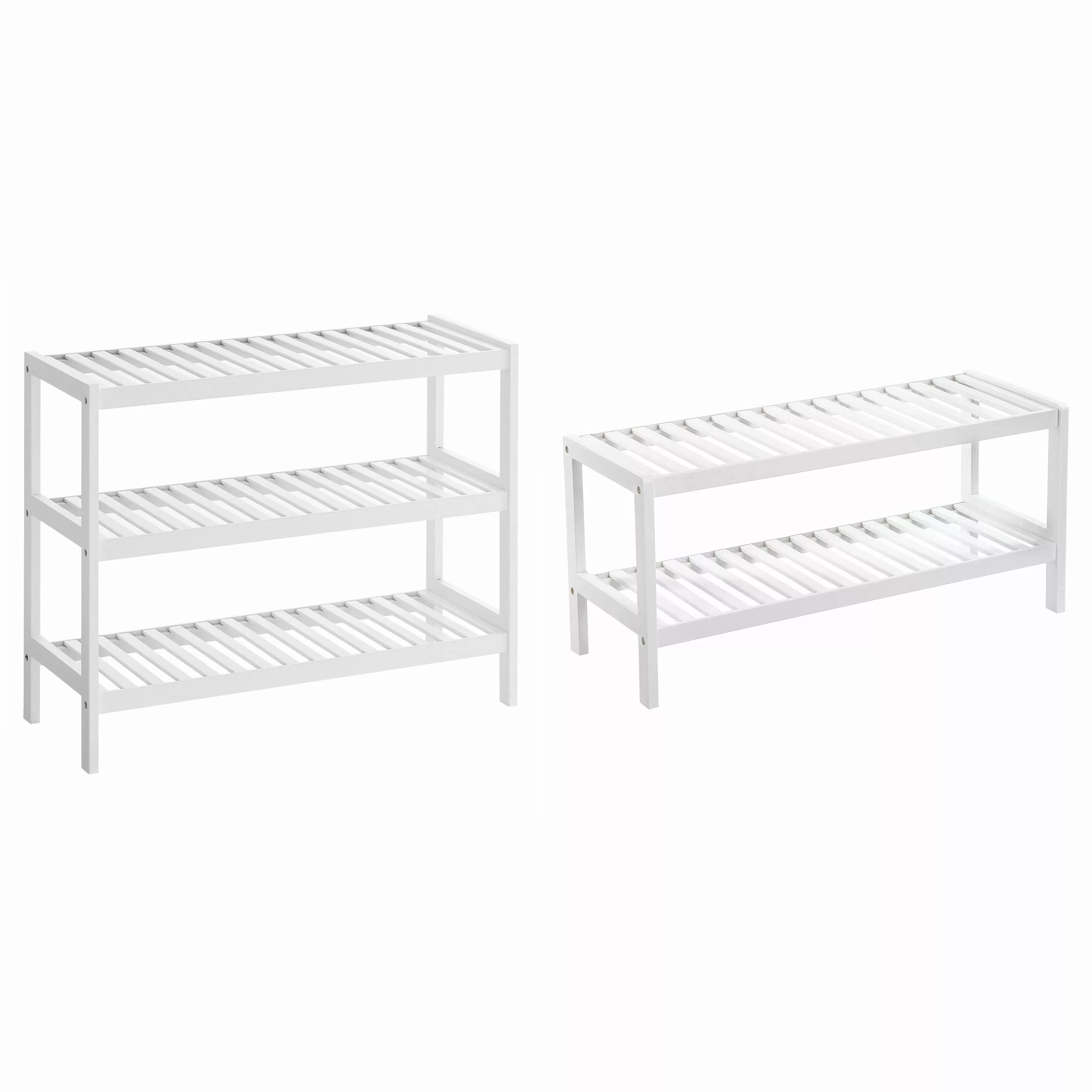 SONGMICS Schuhregal Schuh-Organizer, Schuhregal mit 3 günstig online kaufen