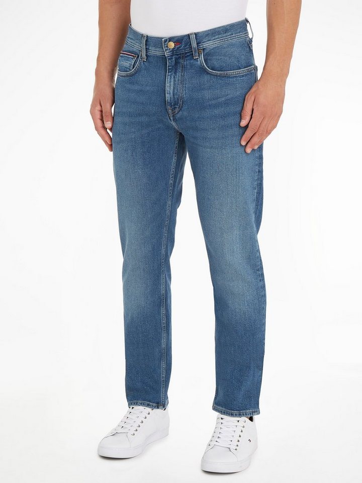 Tommy Hilfiger Straight-Jeans Denton aus Baumwoll-Denim mit Stretch günstig online kaufen