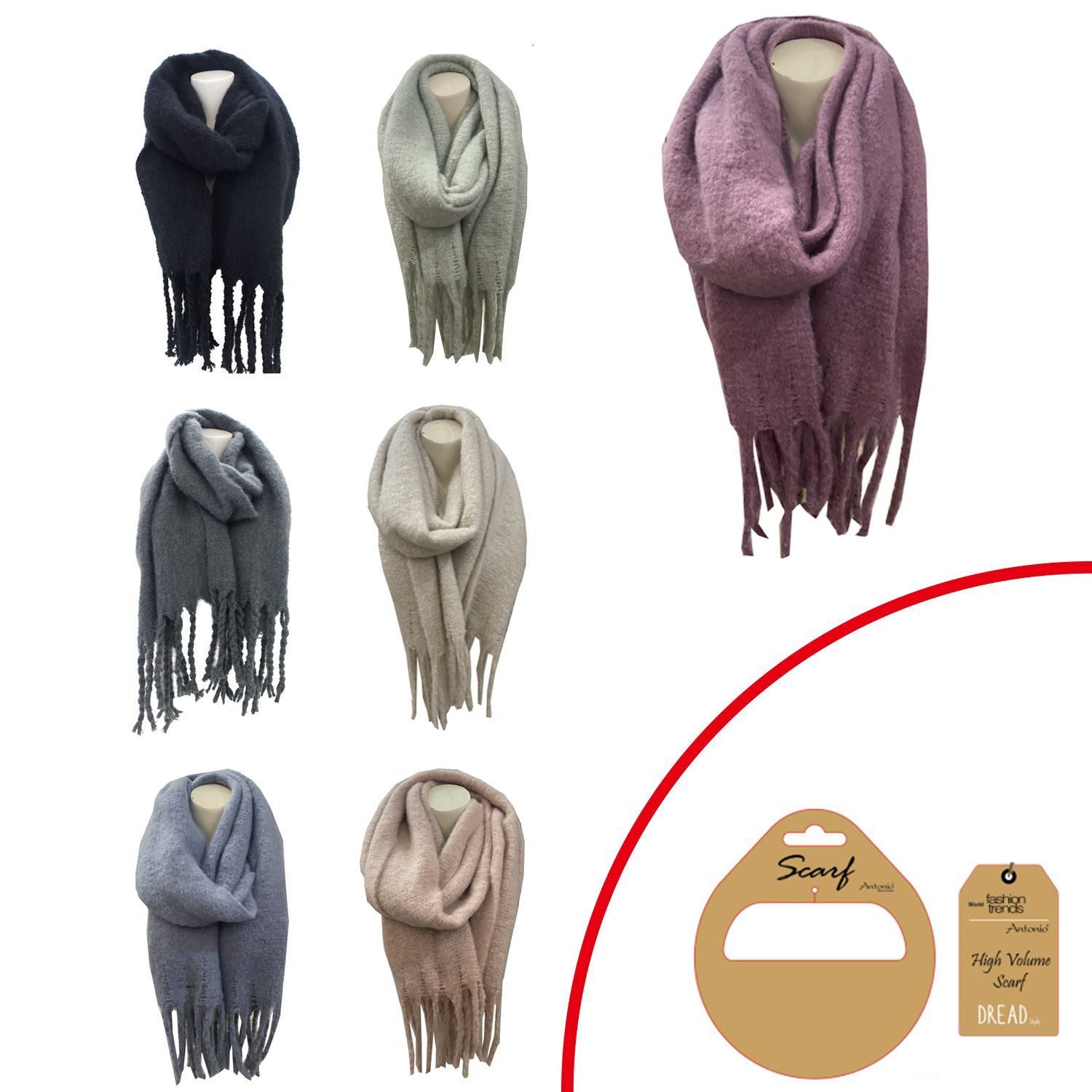 VewoTex Schal Winter Damen Schal » günstig online kaufen