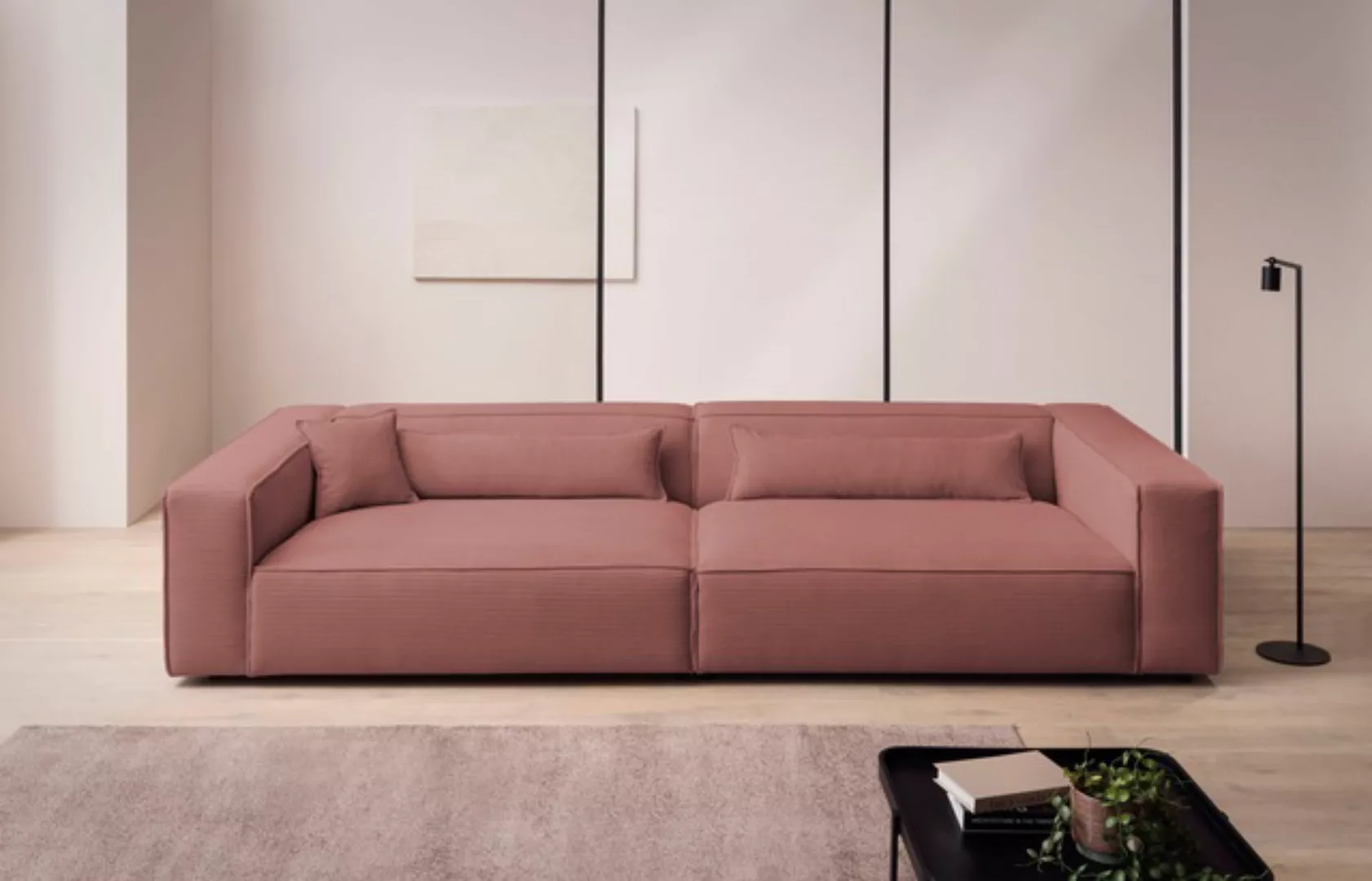 LeGer Home by Lena Gercke 3-Sitzer »PIARA, XXL Sofa mit Kedernaht, Big-Sofa günstig online kaufen