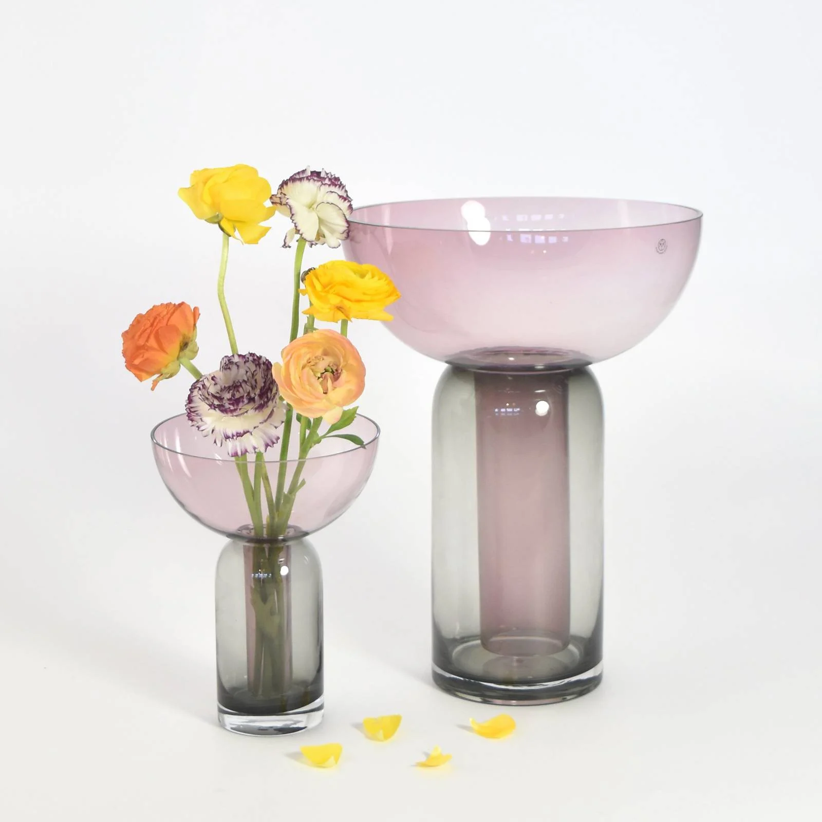 AYTM Vase Torus, rosa, Ø 25 cm, Höhe 33 cm, Glas günstig online kaufen