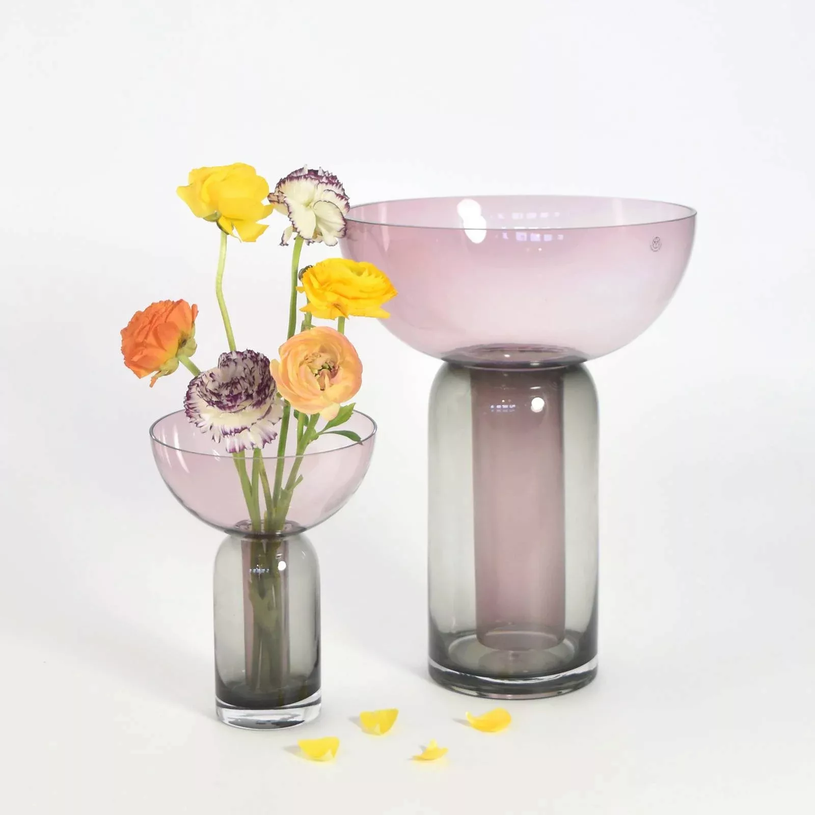 AYTM Vase Torus, rosa, Ø 25 cm, Höhe 33 cm, Glas günstig online kaufen