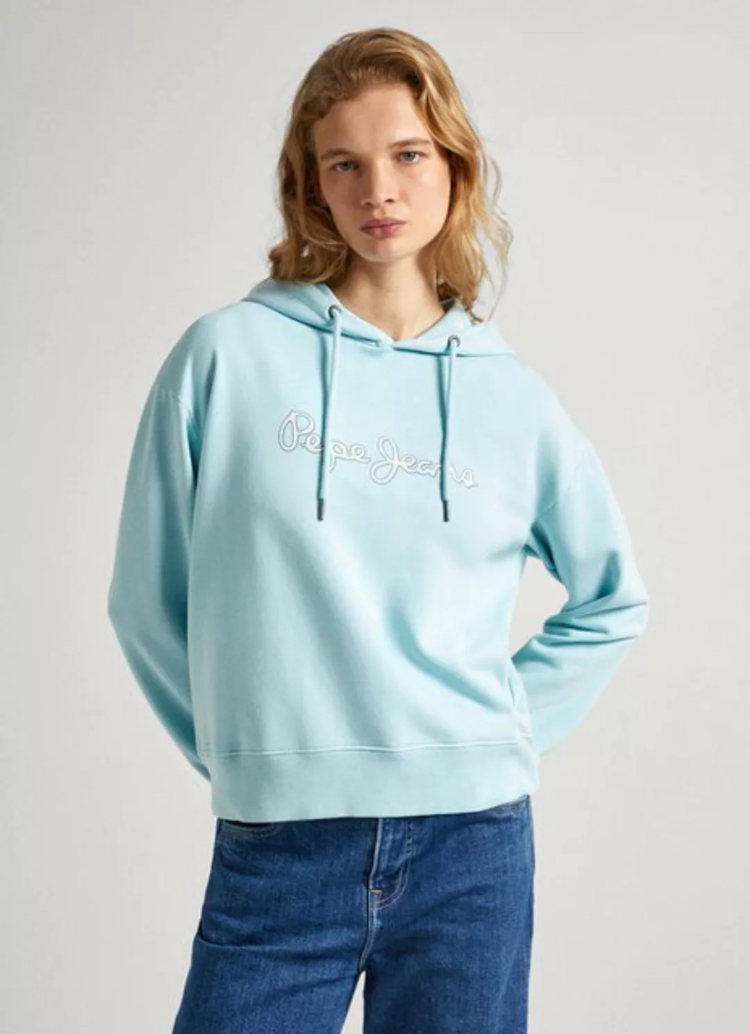 Pepe Jeans Sweatshirt LANA HOODIE mit Logoschriftzug günstig online kaufen