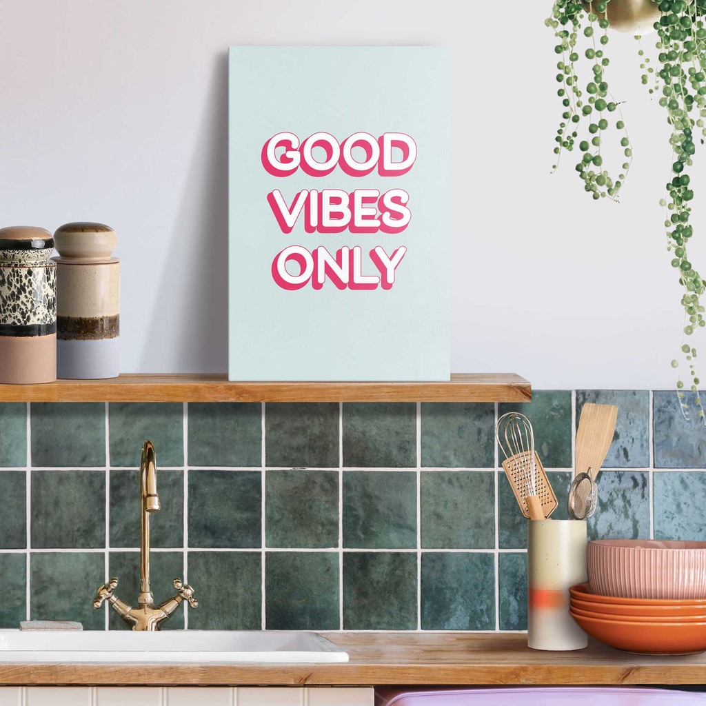 Reinders Leinwandbild "Good Vibes Only" günstig online kaufen