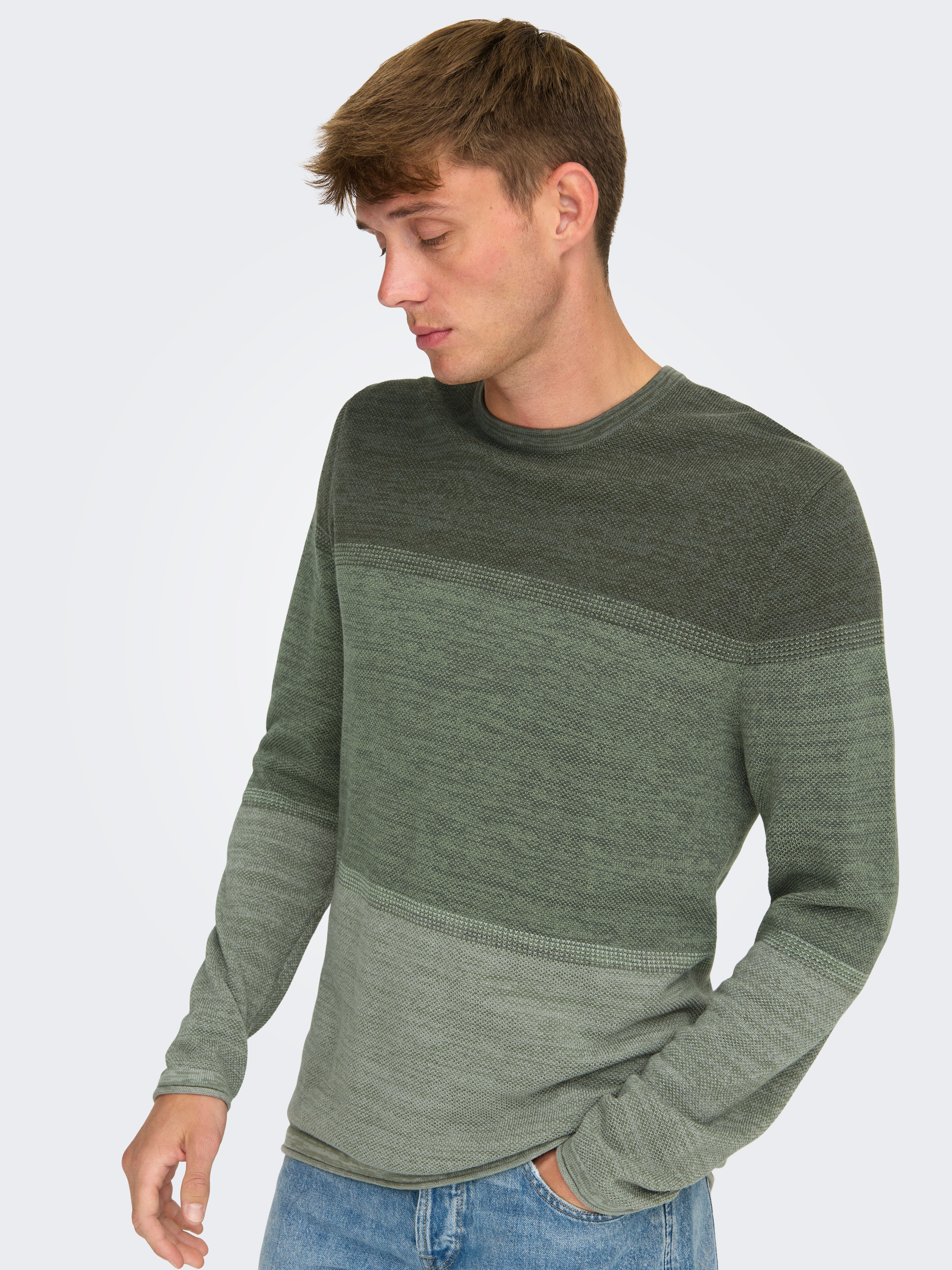 ONLY & SONS Strickpullover ONSFELIX REG 12 CREW KNIT NOOS günstig online kaufen