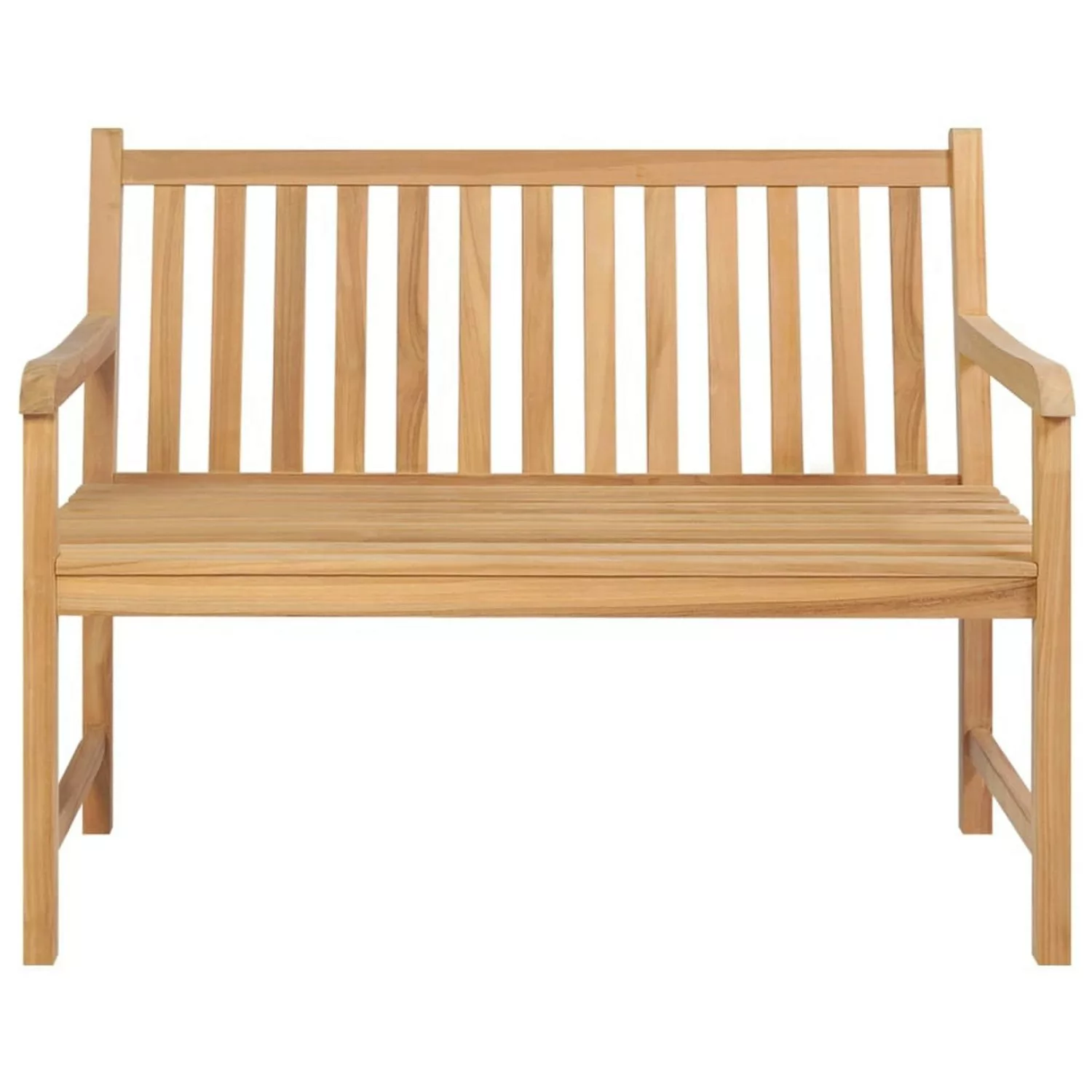 Gartenbank 114 Cm Massivholz Teak günstig online kaufen