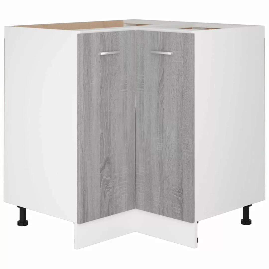 Vidaxl Küchenschrank Grau Sonoma 75,5x75,5x80,5 Cm Holzwerkstoff günstig online kaufen