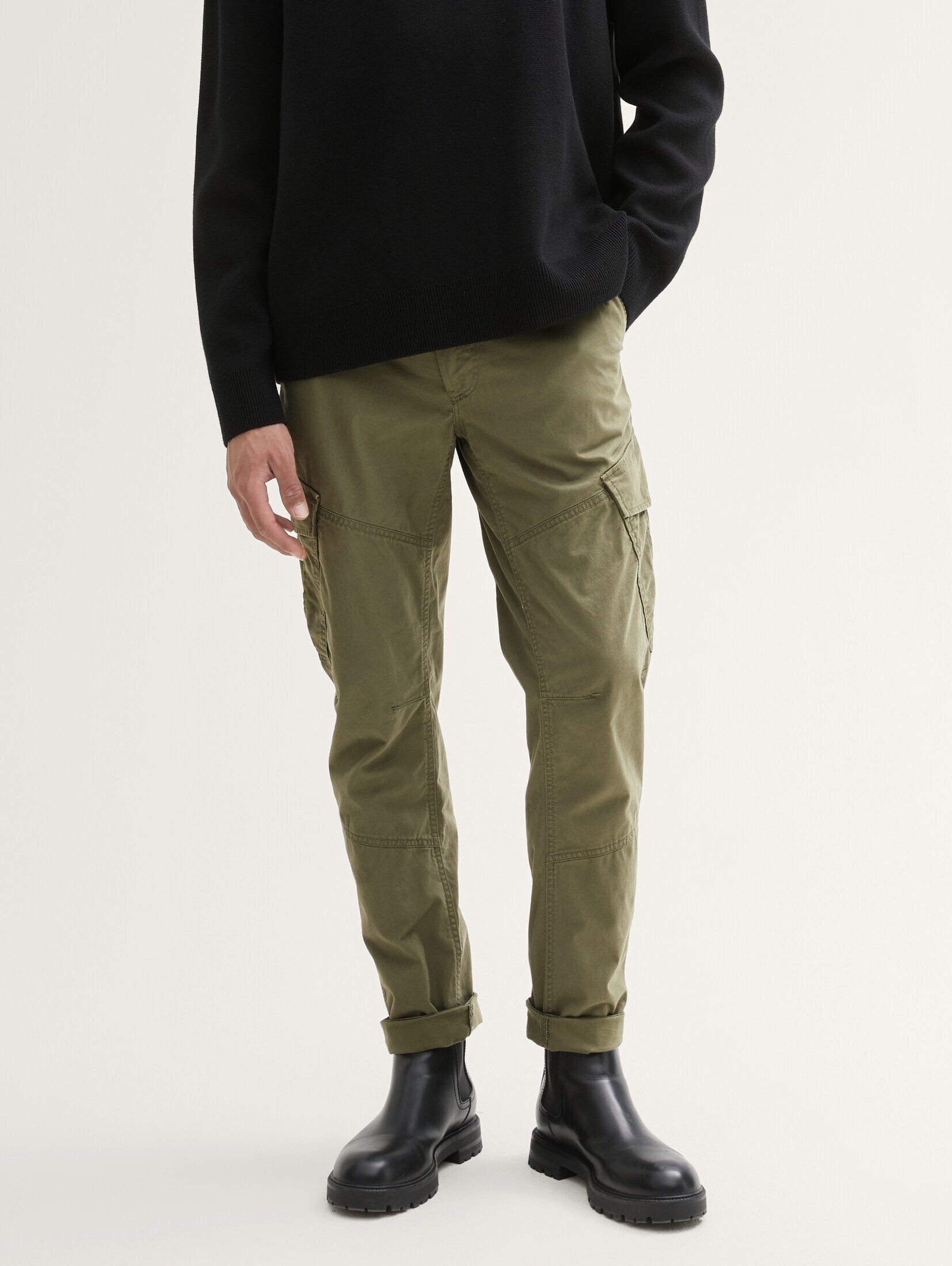 TOM TAILOR Denim Chinohose Regular Tapered günstig online kaufen