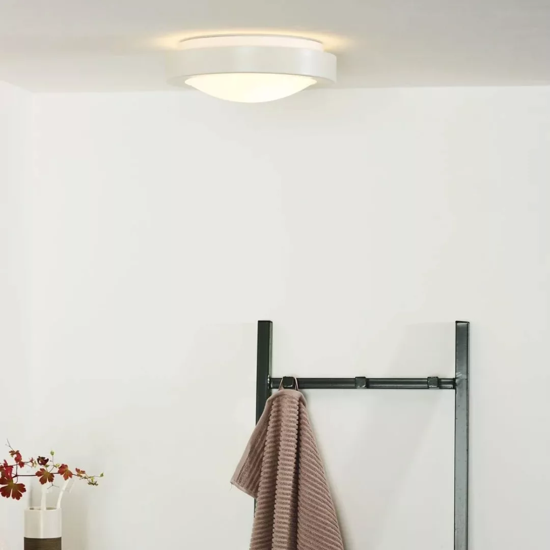 Badezimmer Deckenleuchte Fresh, IP44, E27, weiß, 270 mm, 1-flammig günstig online kaufen