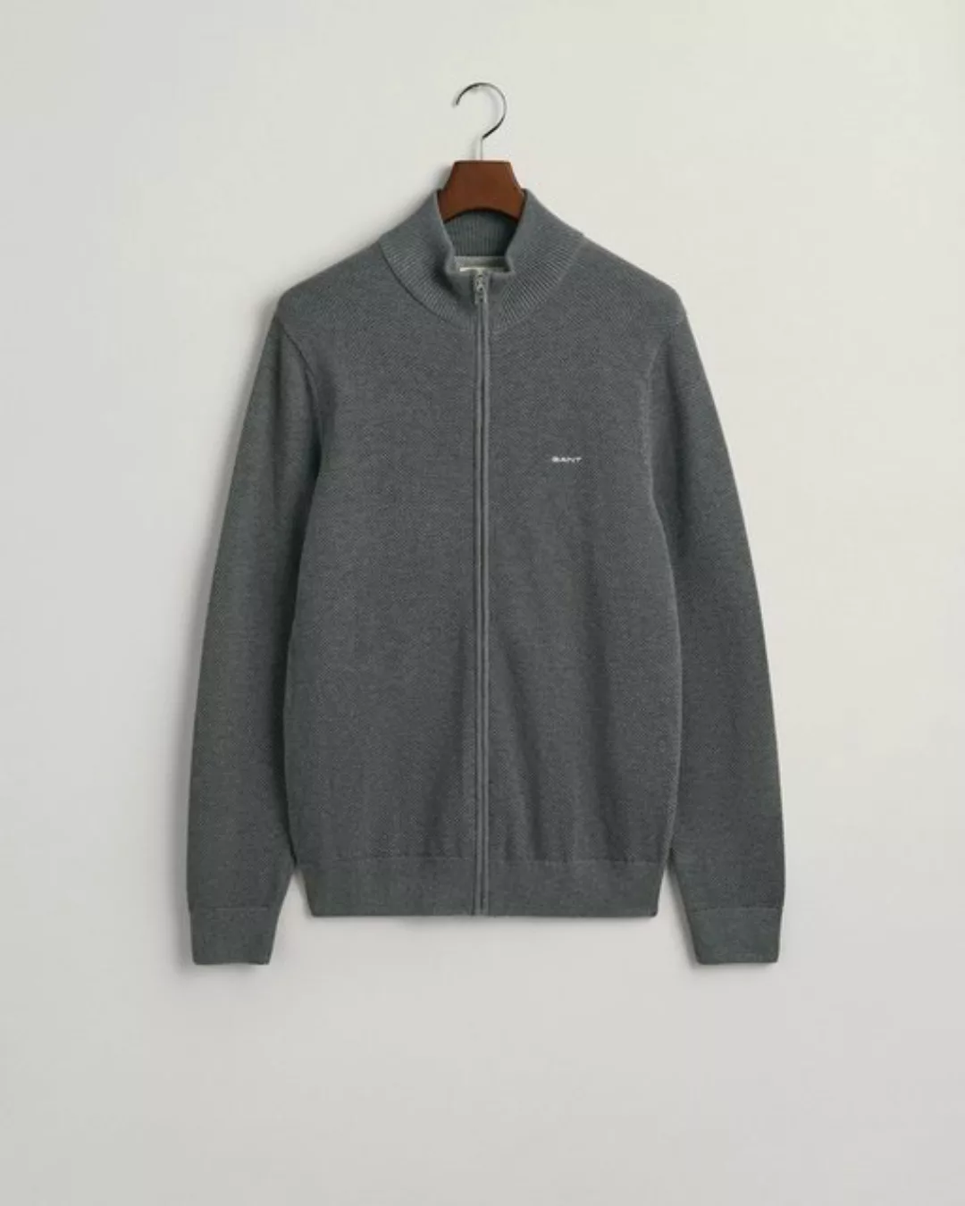 Gant Strickjacke COTTON PIQUE ZIP CARDIGAN günstig online kaufen