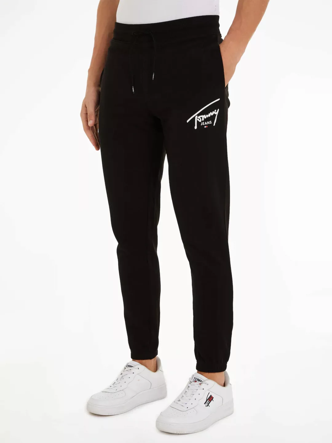 Tommy Jeans Jogginghose "TJM SLIM ENTRY GRAPHIC SWEATPANT", mit Logoschrift günstig online kaufen