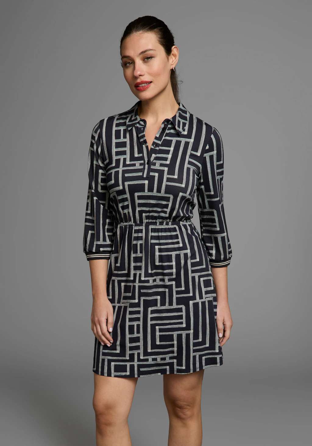 Laura Scott Polokleid, mit Grafik-Print günstig online kaufen
