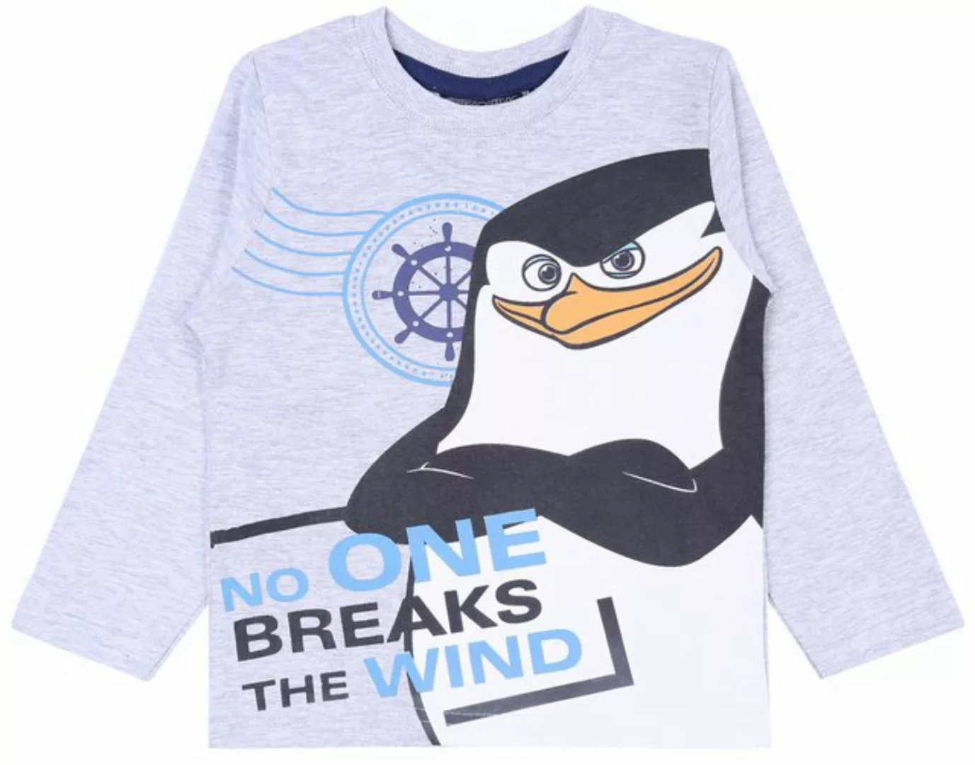 Sarcia.eu Langarmbluse Graue Bluse, Madagaskar-Pinguin 5 Jahre günstig online kaufen