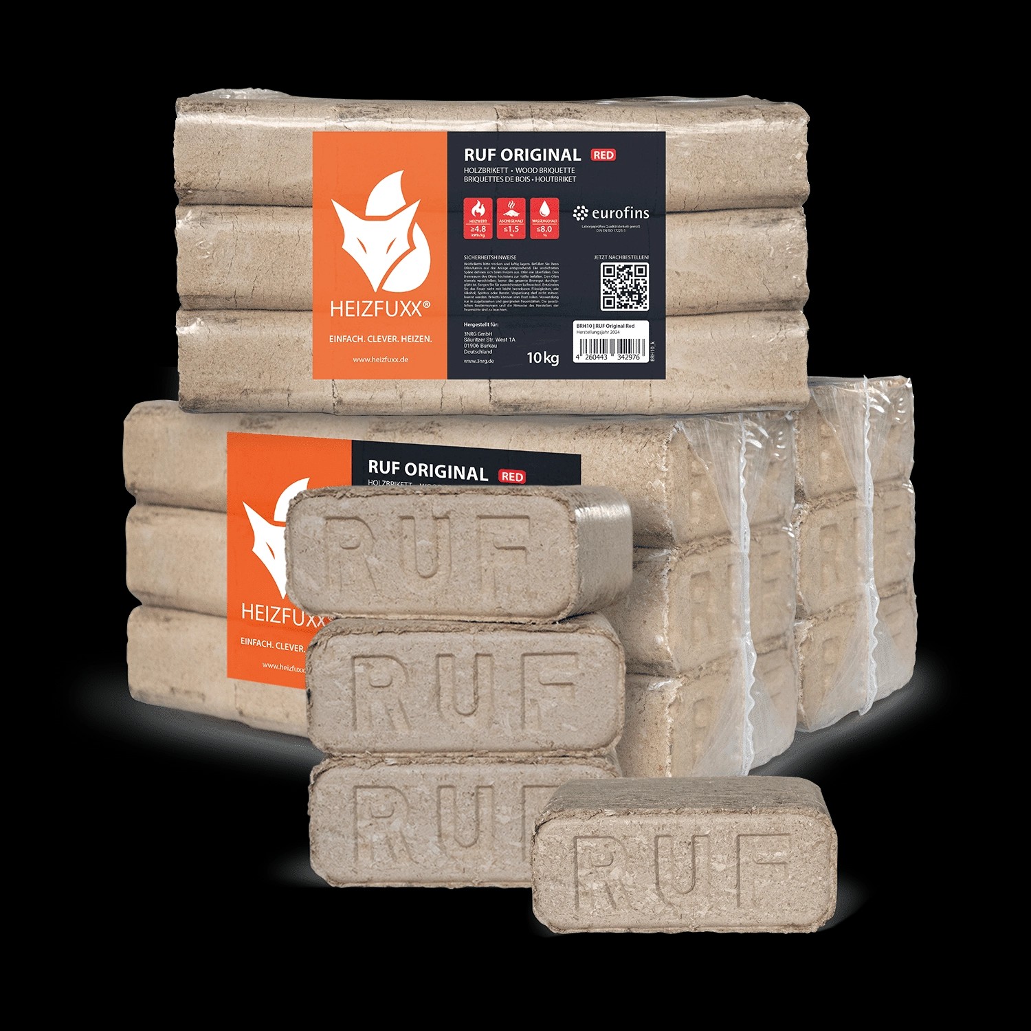 Heizfuxx Ruf Original Red 10kg x 3 Gebinde 30kg günstig online kaufen