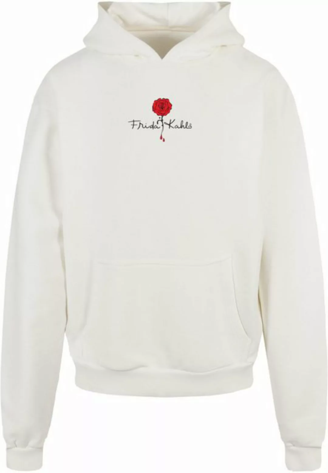 Merchcode Kapuzensweatshirt Merchcode Herren Frida Kahlo - Logo rose Ultra günstig online kaufen