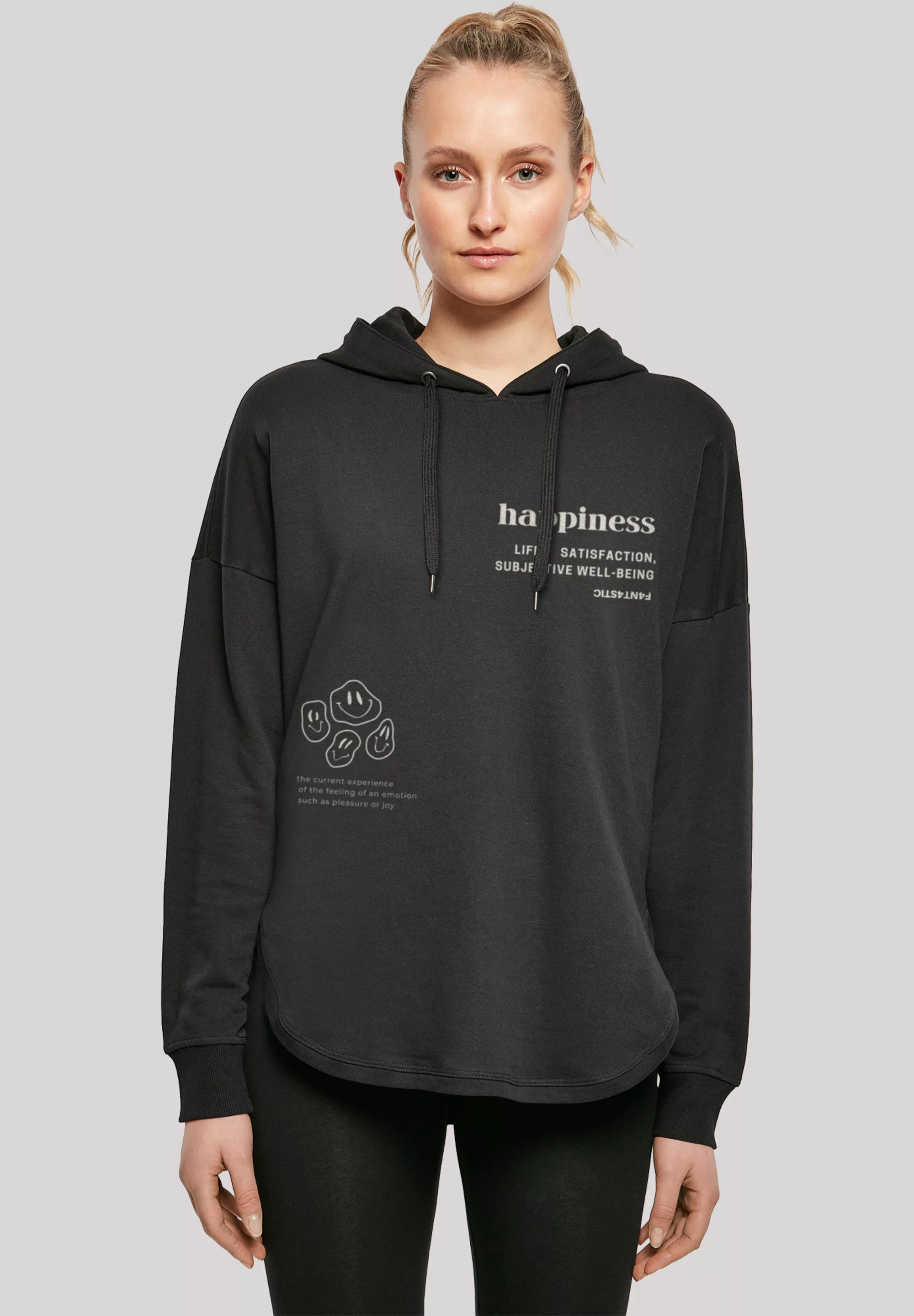 F4NT4STIC Kapuzenpullover "happiness OVERSIZE HOODIE", Print günstig online kaufen