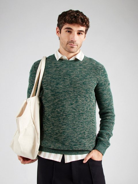 SELECTED HOMME Rundhalspullover SLHVINCE LS KNIT BUBBLE CREW NECK NOOS günstig online kaufen