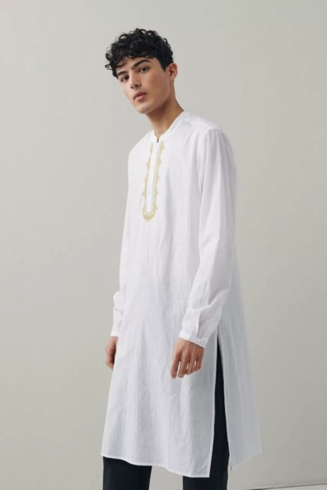 Next Tunika Kurta-Hemd mit Stickereien (1-tlg) günstig online kaufen