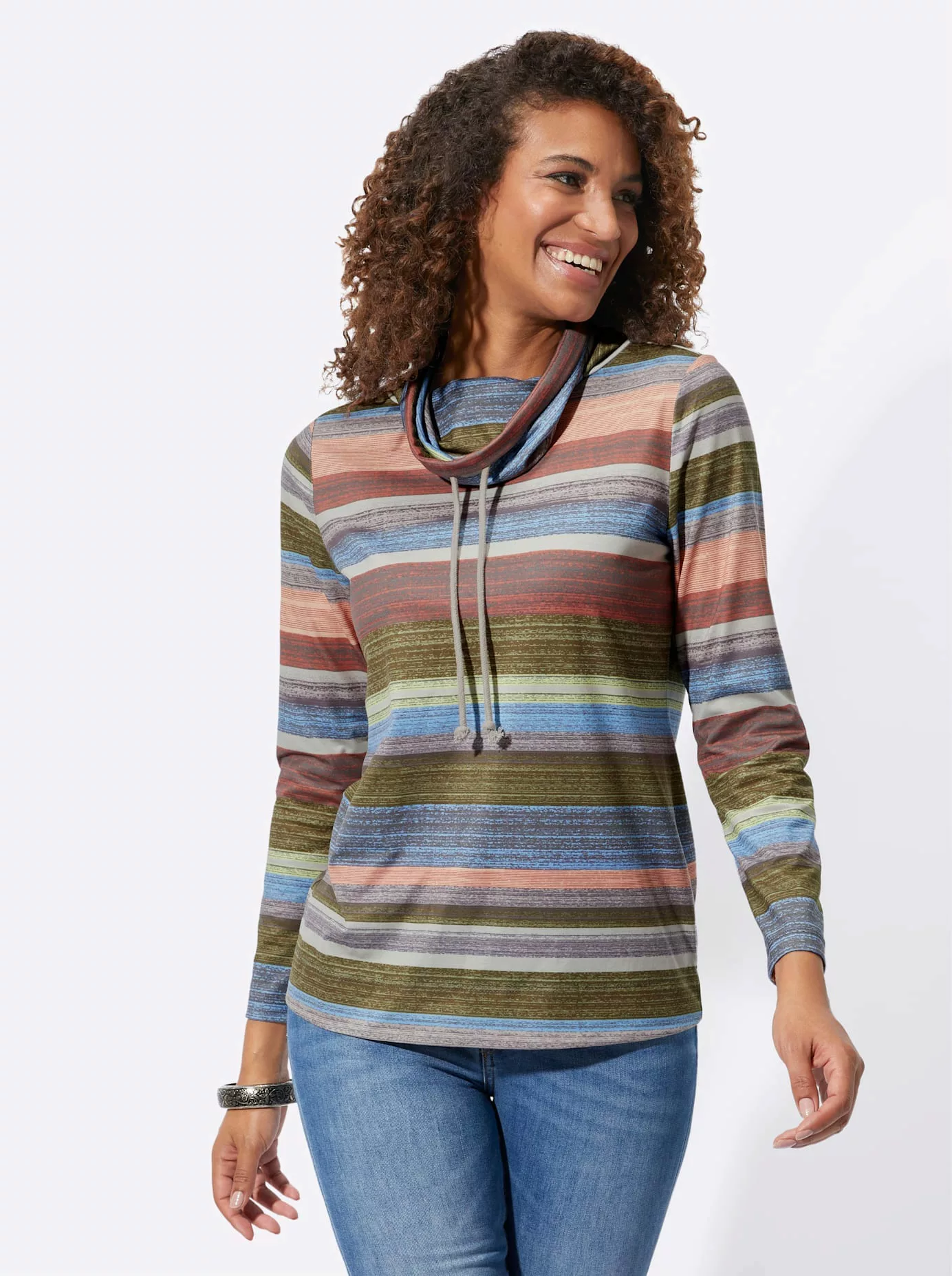 Casual Looks Rollkragenshirt "Rollkragen-Shirt", (1 tlg.) günstig online kaufen