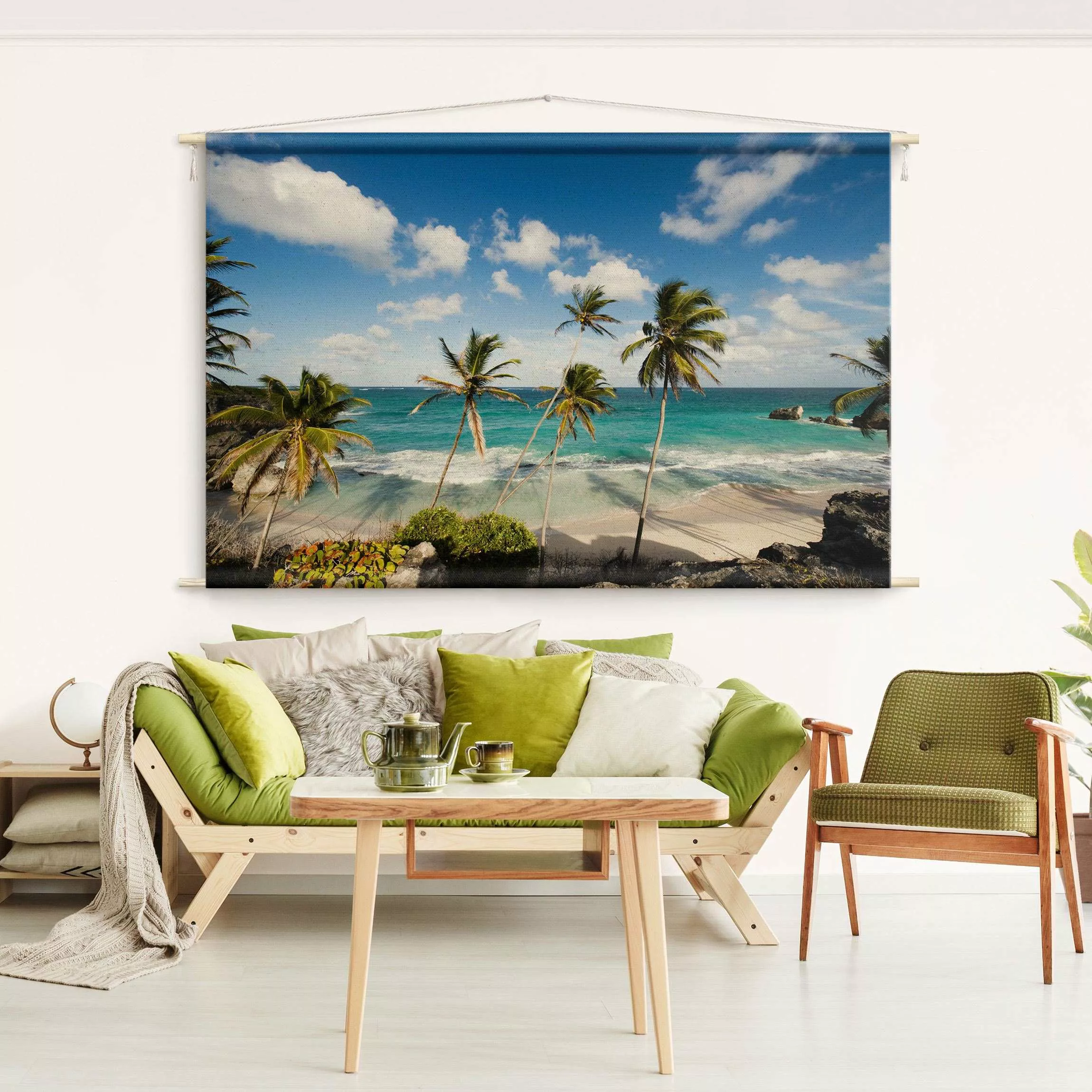 Wandteppich Beach of Barbados günstig online kaufen