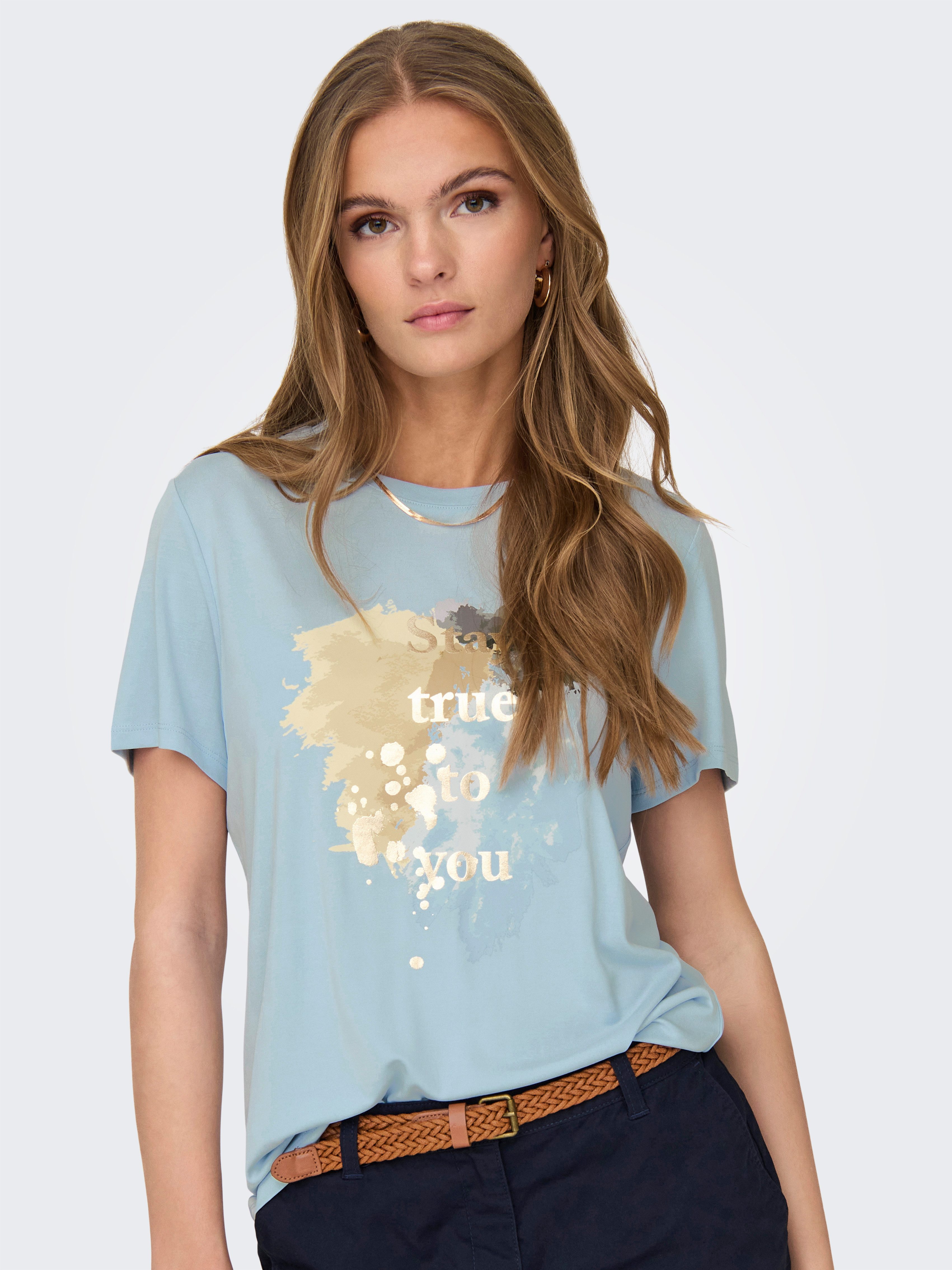 ONLY Kurzarmshirt ONLFREE LIFE REG S/S günstig online kaufen