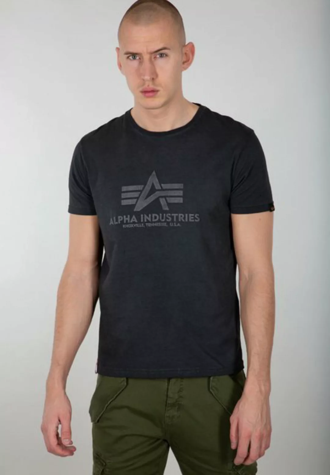 Alpha Industries T-Shirt ALPHA INDUSTRIES Men - T-Shirts Basic T Oildye günstig online kaufen