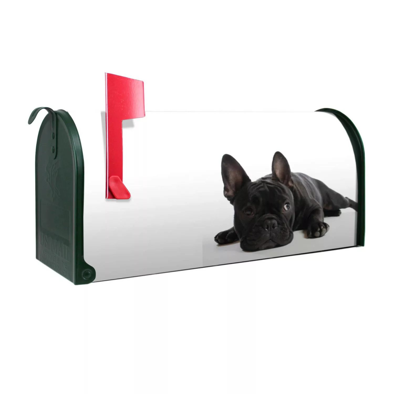 Banjado Amerikanischer Briefkasten Grün 48x22x16cm US Mailbox Letterbox Pos günstig online kaufen