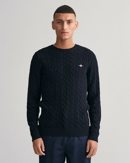 Gant Strickpullover GANT / He.Pullover / COTTON CABLE C-NECK günstig online kaufen