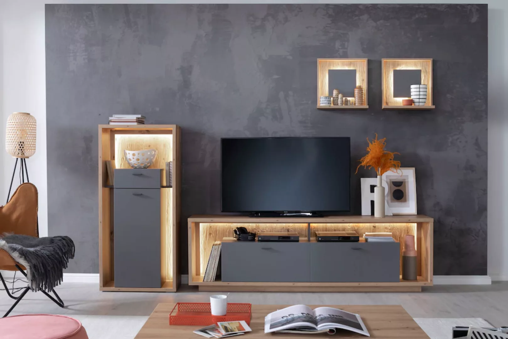 MCA furniture Lowboard "Lizzano" günstig online kaufen