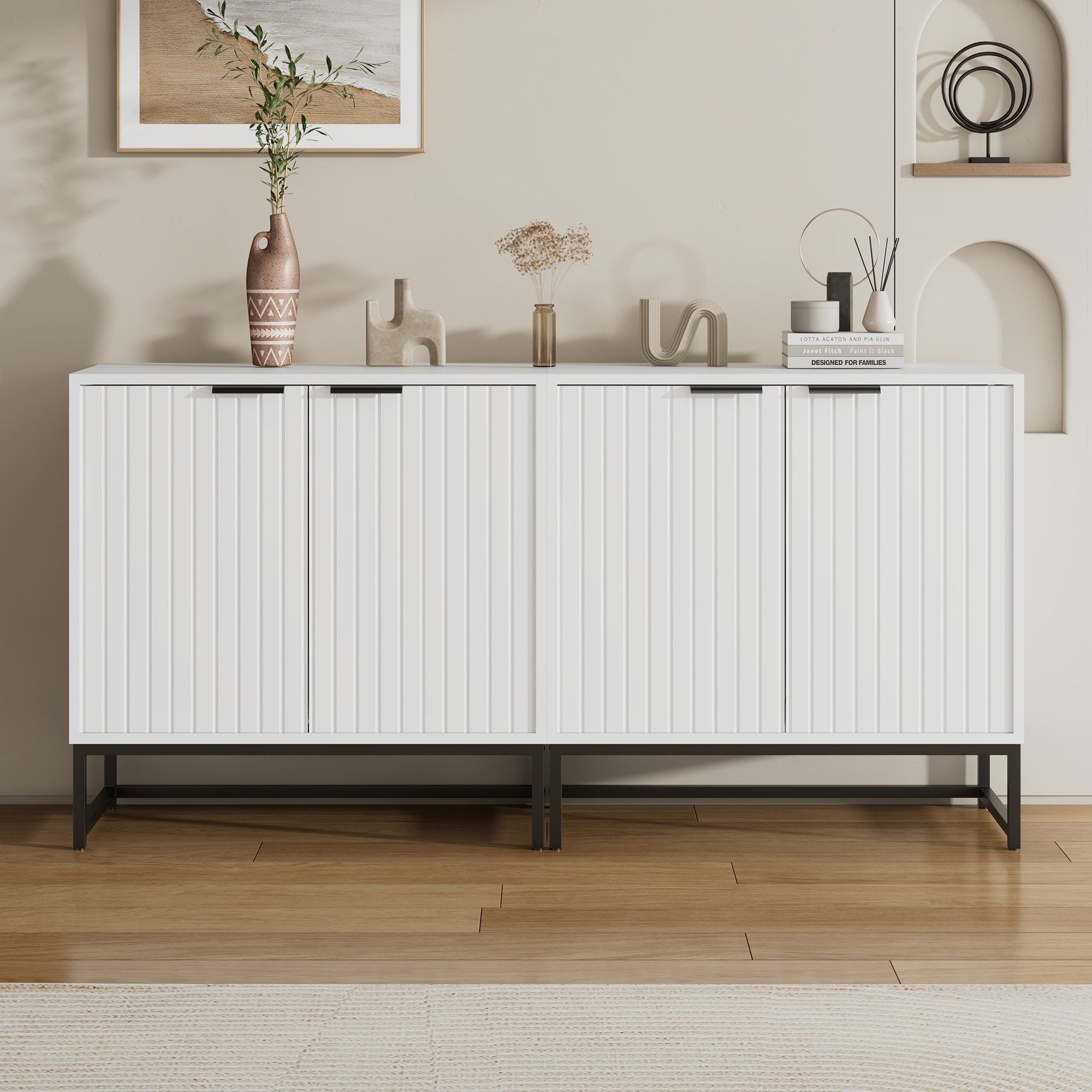 Flieks Sideboard (160x40x80,5 cm, 2 St), günstig online kaufen