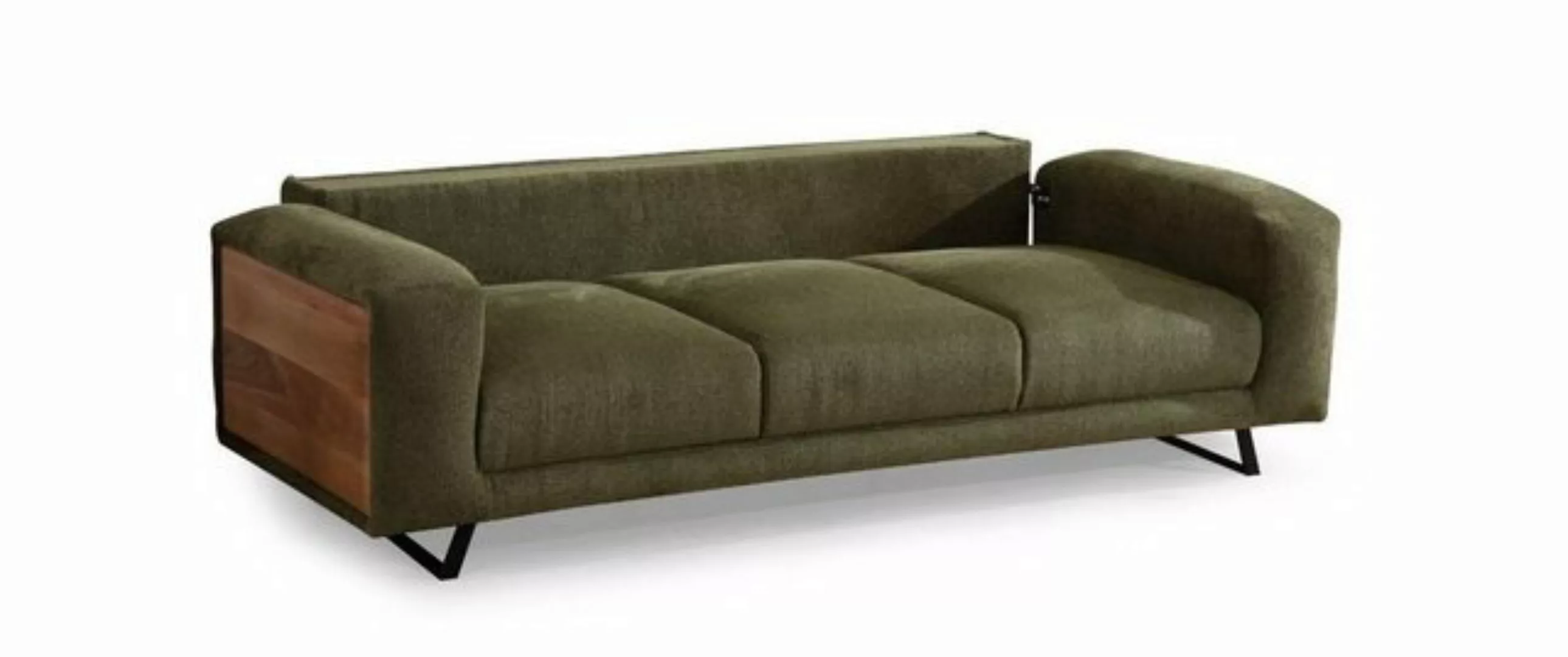 JVmoebel 4-Sitzer Grüner Wohnzimmer 4-Sitzer Luxus Viersitzer Polster Sofa günstig online kaufen