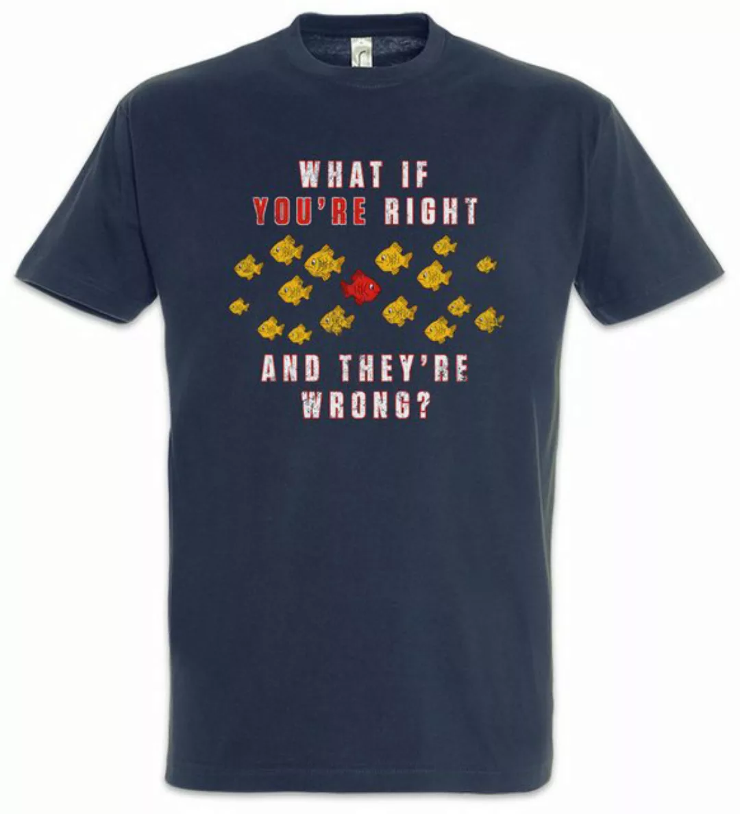 Urban Backwoods Print-Shirt What If You're Right And They're Wrong ? Herren günstig online kaufen