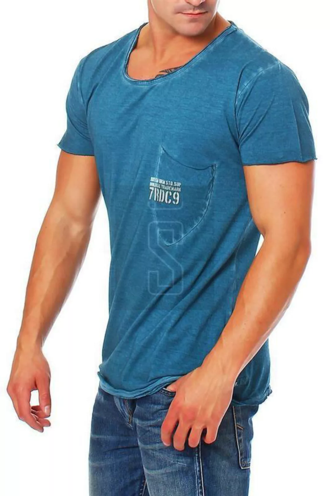 RioRim Herren T-Shirt Kurzarmshirt Shirt Ogima ocean günstig online kaufen