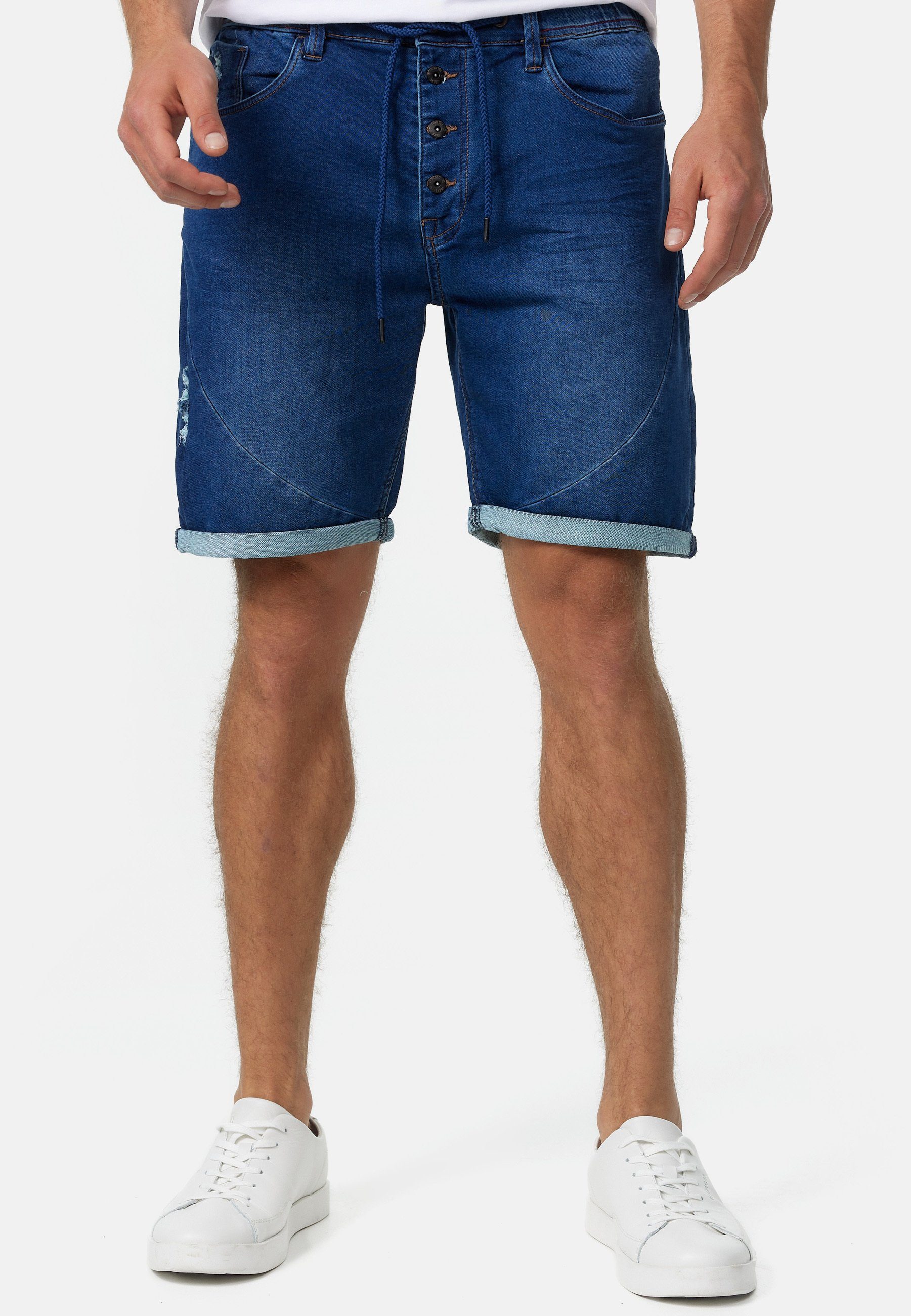 Indicode Jeansshorts Piano Trendige Herren Jogger günstig online kaufen