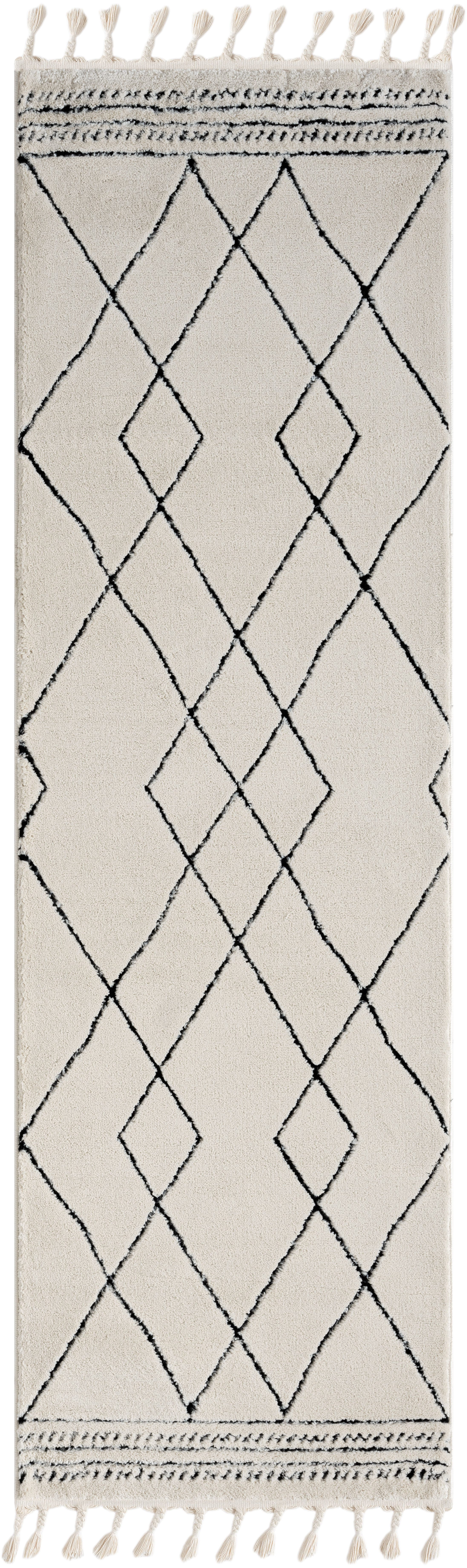 Myflair Möbel & Accessoires Hochflor-Läufer »Moroccan Design«, rechteckig, günstig online kaufen