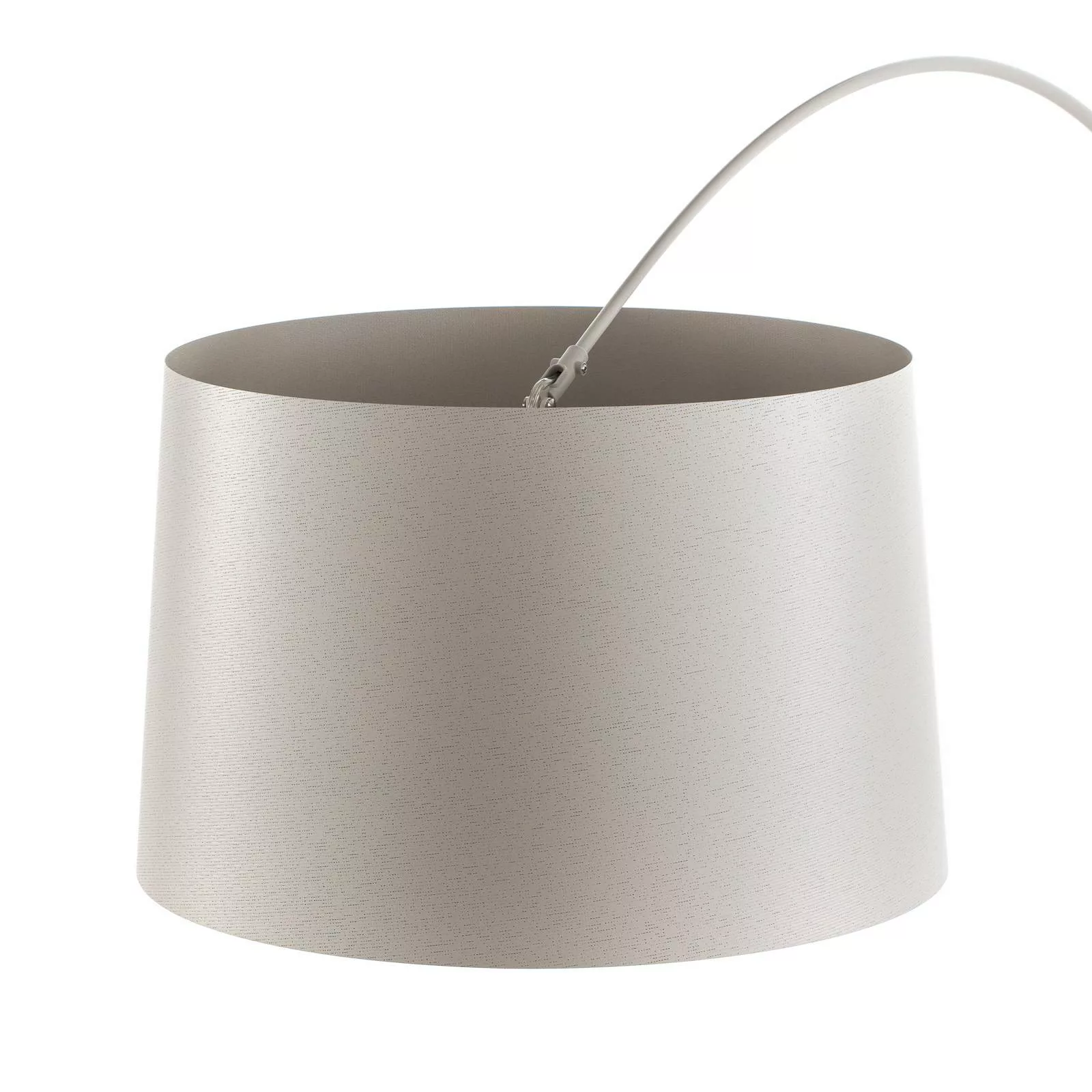 Foscarini Twiggy Bogenleuchte mit Dimmer, greige günstig online kaufen