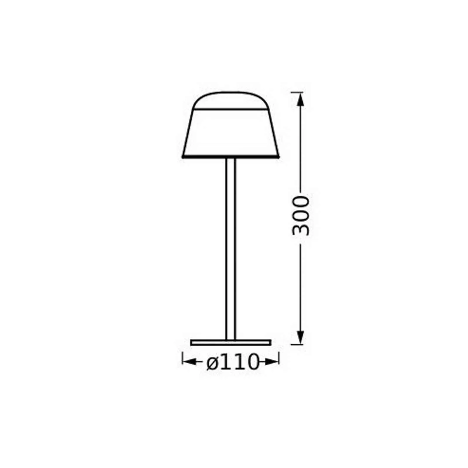 LEDVANCE LED-Akku-Tischleuchte Style Stan, Alu, CCT, beige günstig online kaufen