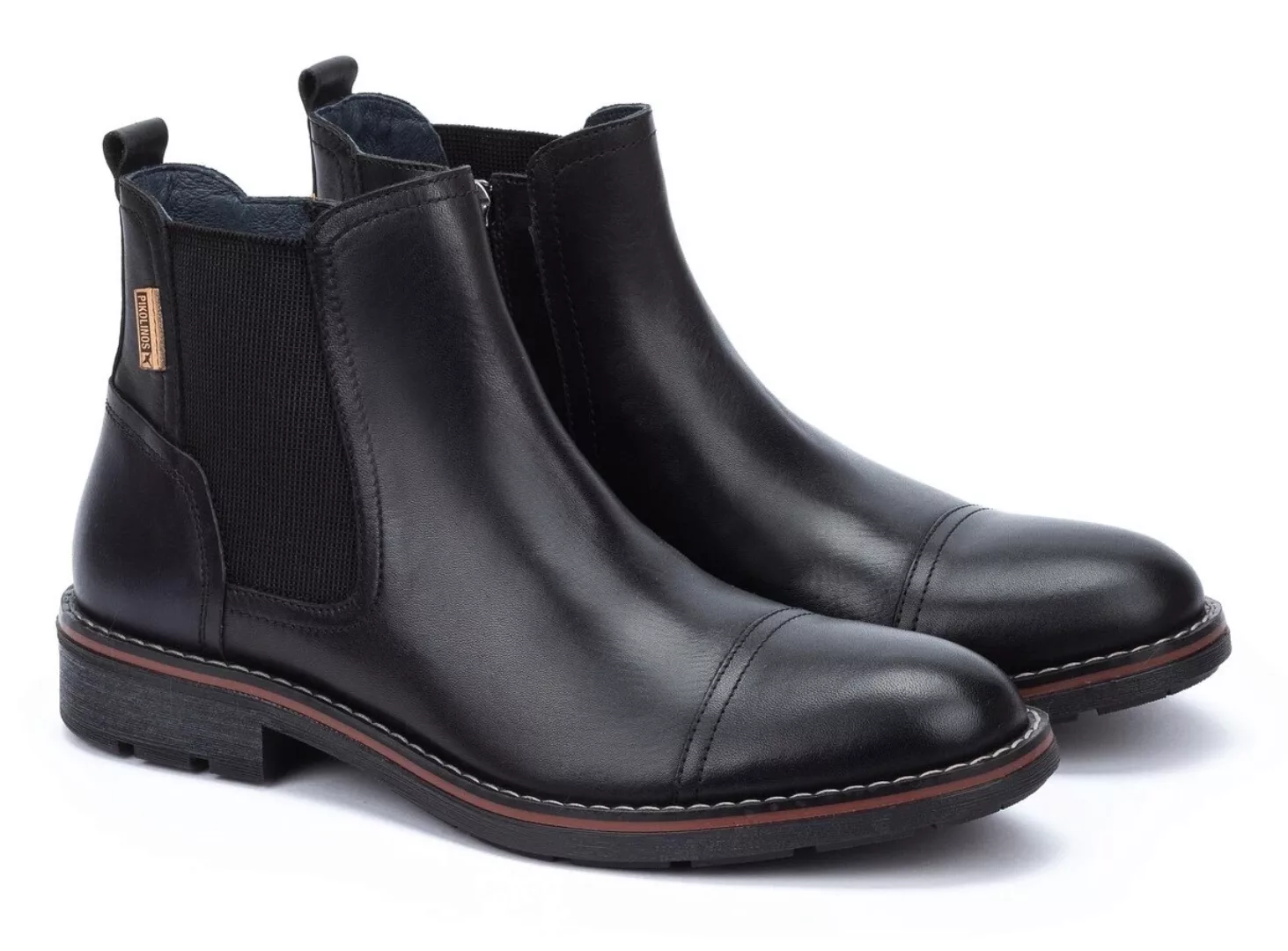 PIKOLINOS Chelseaboots "YORK", Blockabsatz, Businessmode, Stiefelette mit S günstig online kaufen